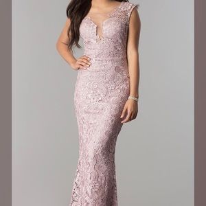 Mauve long dress